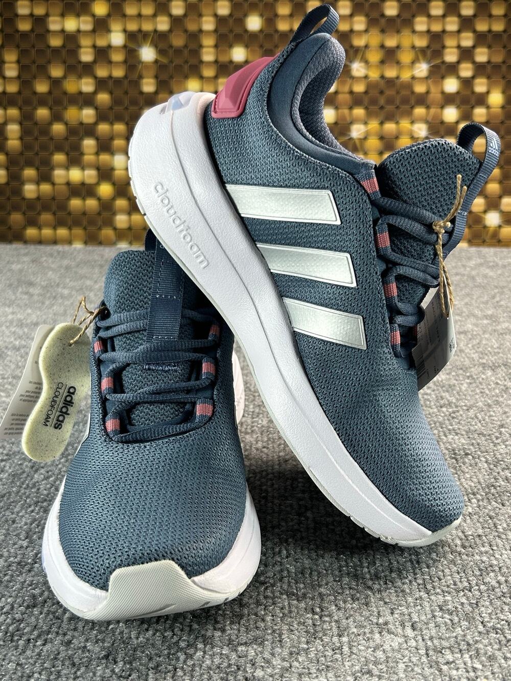 Adidas Racer TR23 Women's Running Shoes Blue Gray Cloudfoam Size 5.5